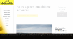 Desktop Screenshot of labat-immobilier.fr